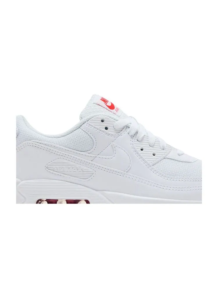Кроссовки Nike Air Max 90 'White Light Crimson' — изображение 3 из 9, белый/белый/светлый