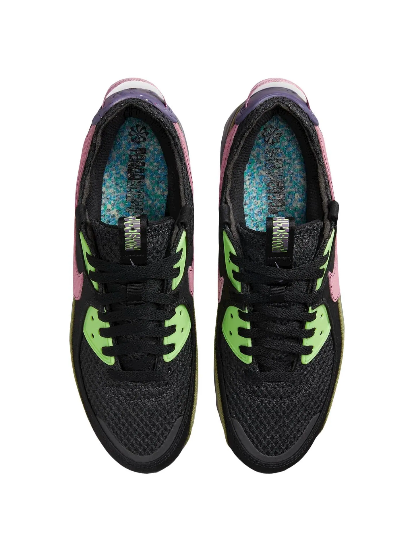 Кроссовки Nike Air Max Terrascape 90 — изображение 3 из 7, черный/зеленый/розовый