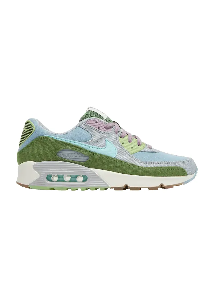 Кроссовки Nike Air Max 90 SE 'Sun Club - Worn Blue Treeline' — изображение 1 из 9, синий/серый