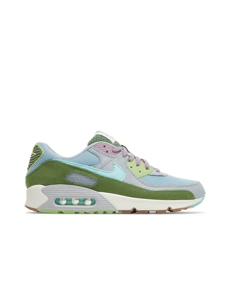 Кроссовки Nike Air Max 90 SE 'Sun Club - Worn Blue Treeline' — изображение 2 из 9, синий/серый