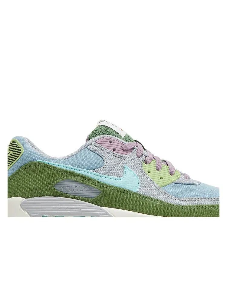 Кроссовки Nike Air Max 90 SE 'Sun Club - Worn Blue Treeline' — изображение 3 из 9, синий/серый
