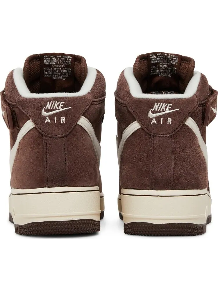Кроссовки Nike Air Force 1 Mid 'Chocolate' — изображение 6 из 10, коричневый