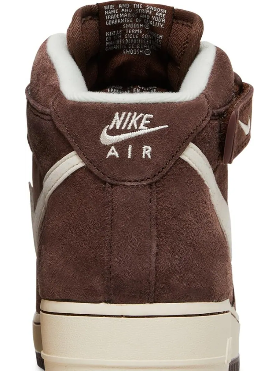 Кроссовки Nike Air Force 1 Mid 'Chocolate' — изображение 7 из 10, коричневый