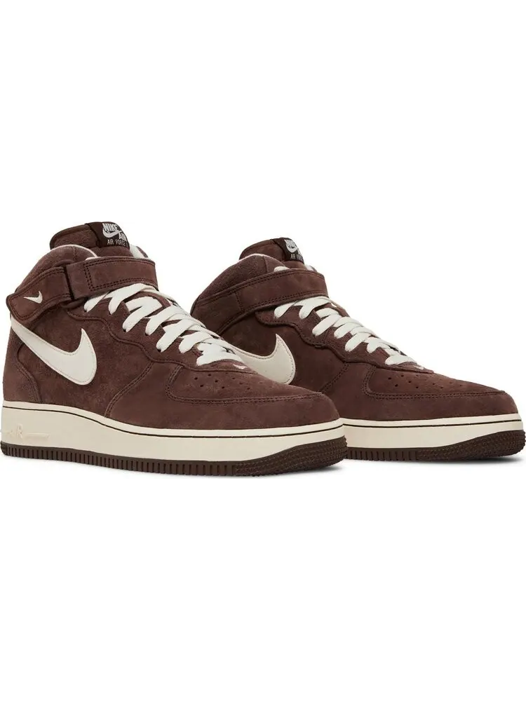 Кроссовки Nike Air Force 1 Mid 'Chocolate' — изображение 8 из 10, коричневый