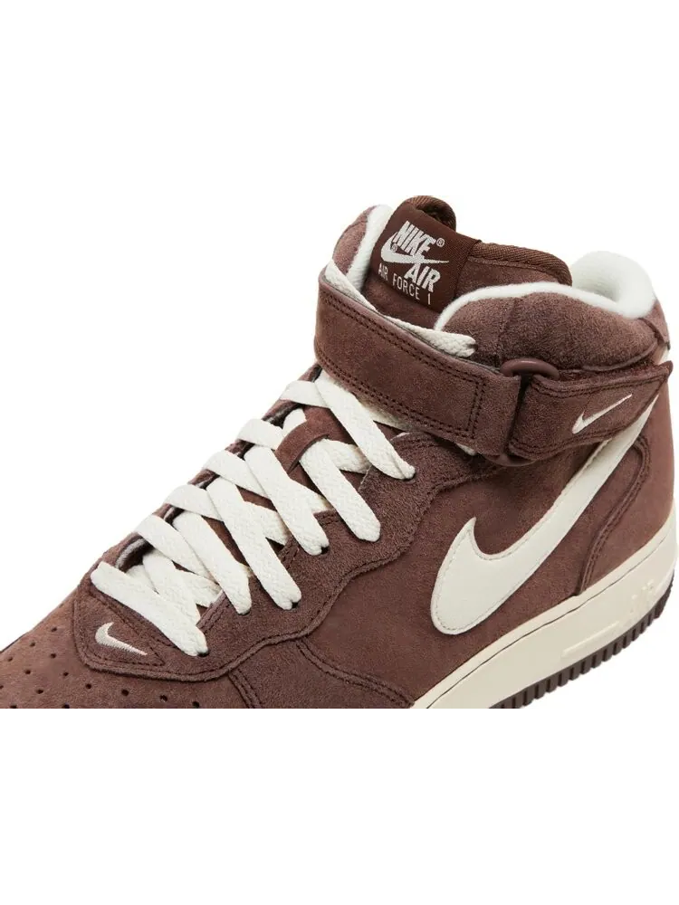 Кроссовки Nike Air Force 1 Mid 'Chocolate' — изображение 9 из 10, коричневый