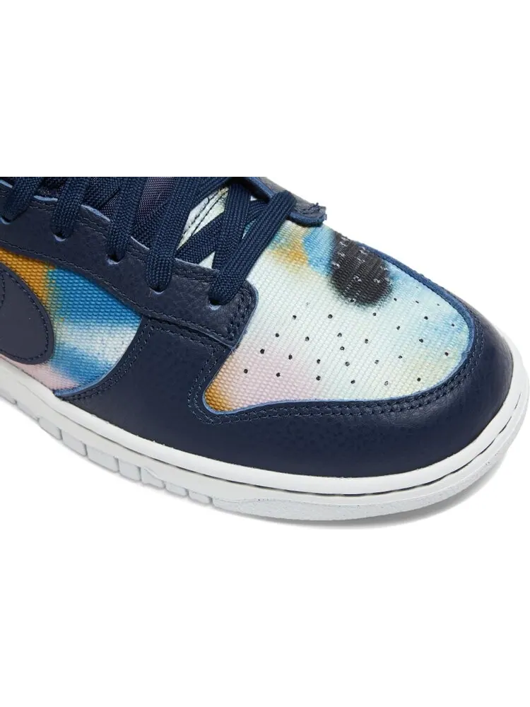 Кроссовки Nike Dunk Low Premium 'Graffiti Pack - Obsidian' — изображение 10 из 10, синий