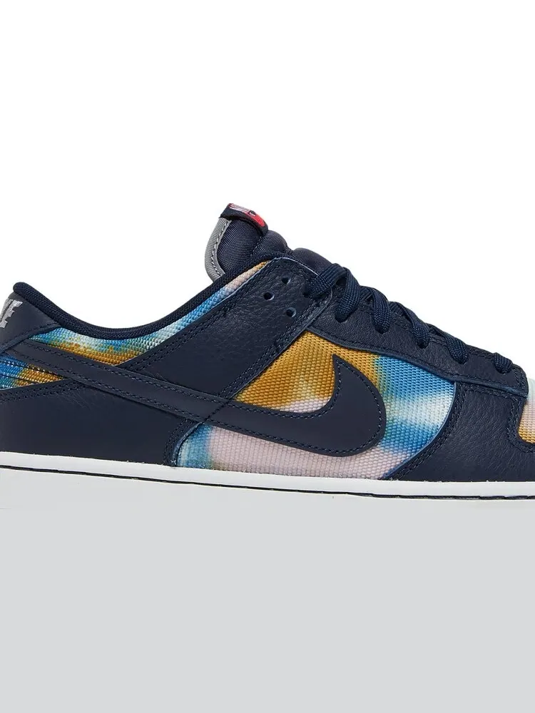 Кроссовки Nike Dunk Low Premium 'Graffiti Pack - Obsidian' — изображение 2 из 10, синий