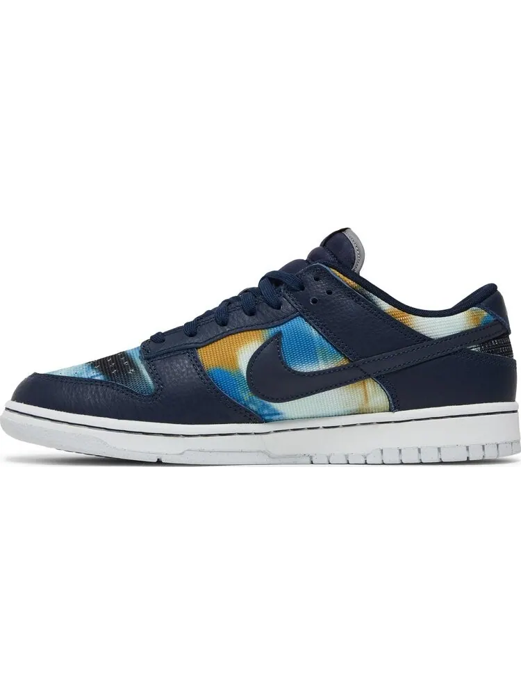 Кроссовки Nike Dunk Low Premium 'Graffiti Pack - Obsidian' — изображение 3 из 10, синий