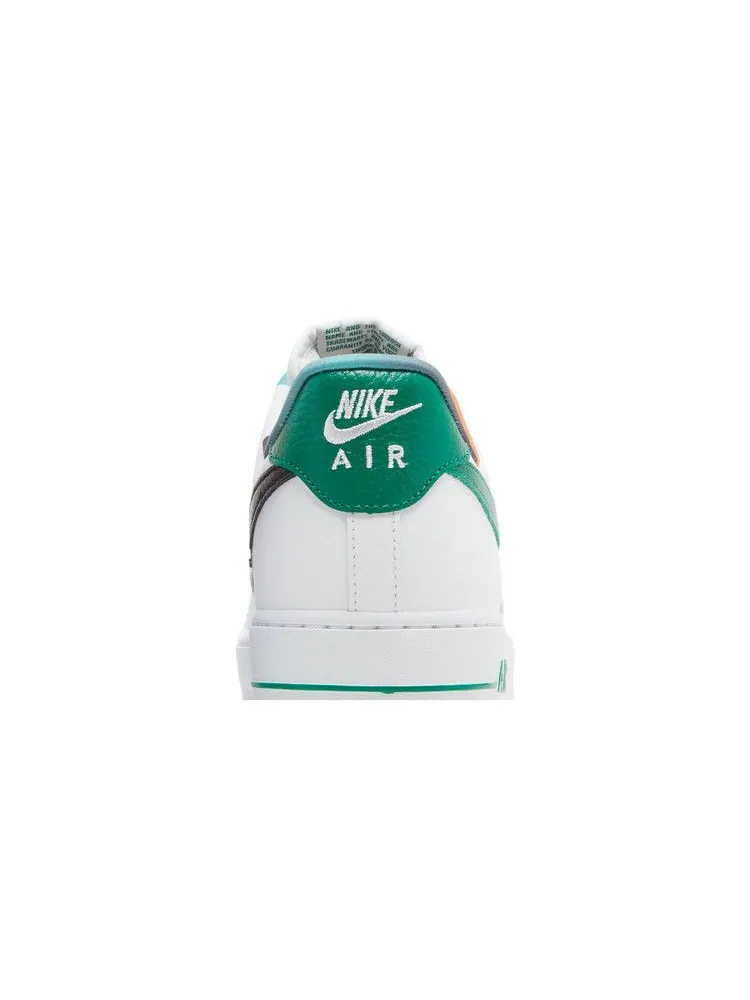 Кроссовки Nike Air Force 1 Low '07 LV8 EMB 'White Malachite' — изображение 8 из 9, белый/белый/белый