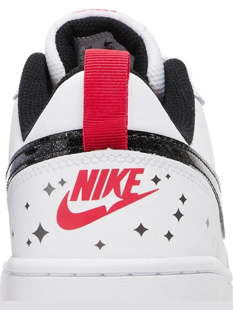 Кроссовки Nike Court Borough Low 2 SE GS 'White Very Berry' — изображение 7 из 8, белый