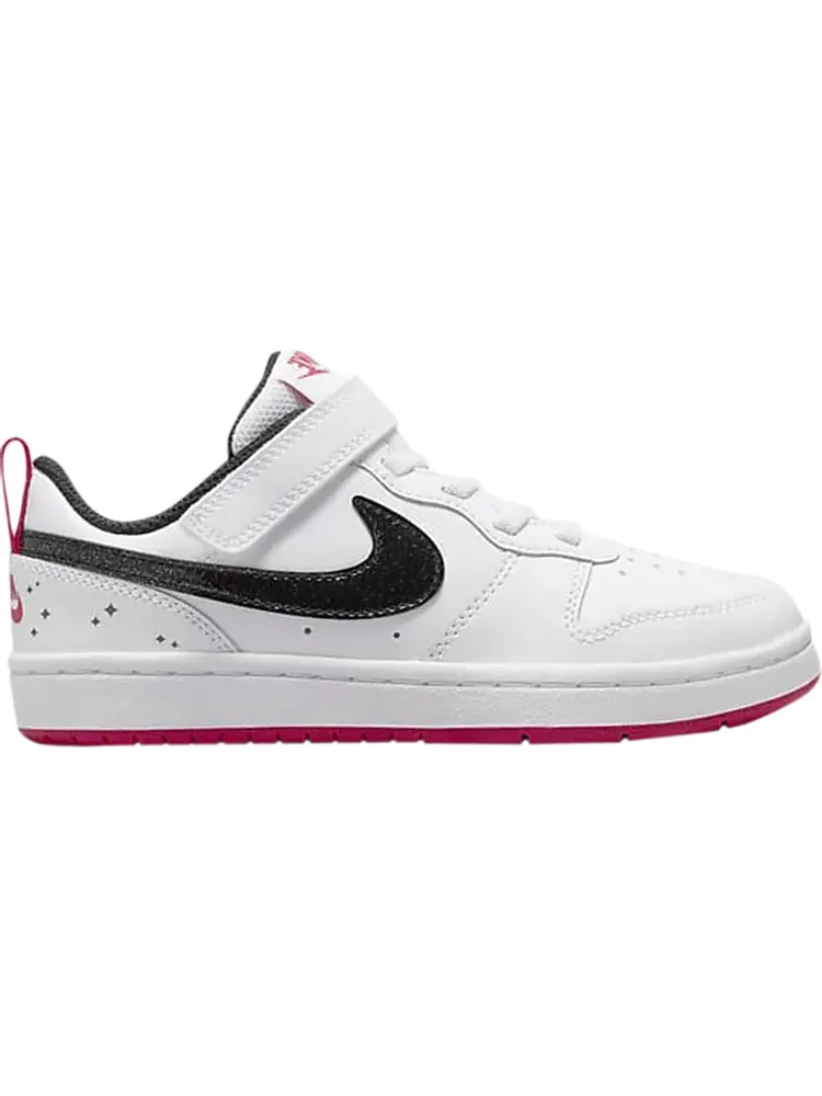 Кроссовки Nike Court Borough Low 2 SE PS 'White Very Berry' — изображение 1 из 1, белый