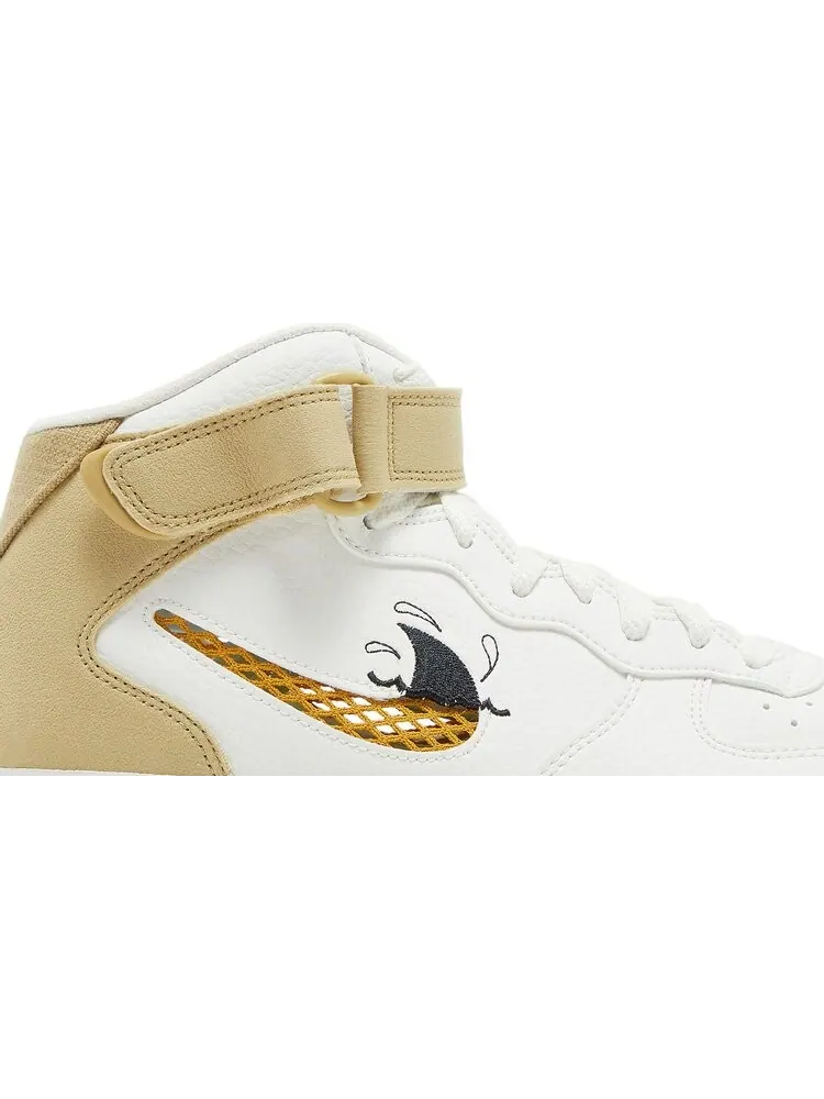 Кроссовки Nike Air Force 1 Mid '07 LV8 Next Nature 'Sun Club - White Shark's Fin' — изображение 2 из 8, белый