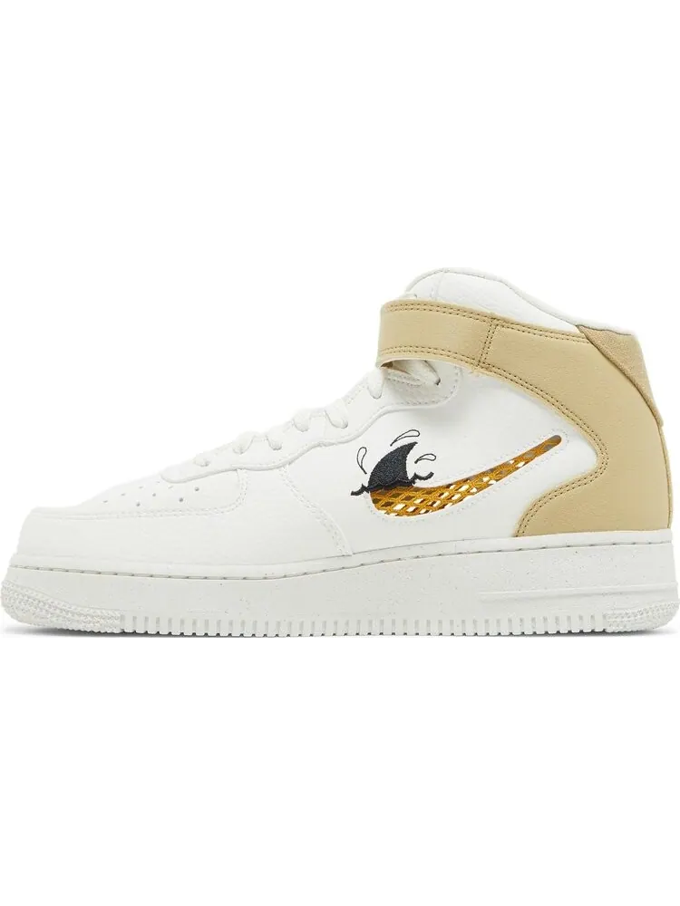 Кроссовки Nike Air Force 1 Mid '07 LV8 Next Nature 'Sun Club - White Shark's Fin' — изображение 3 из 8, белый