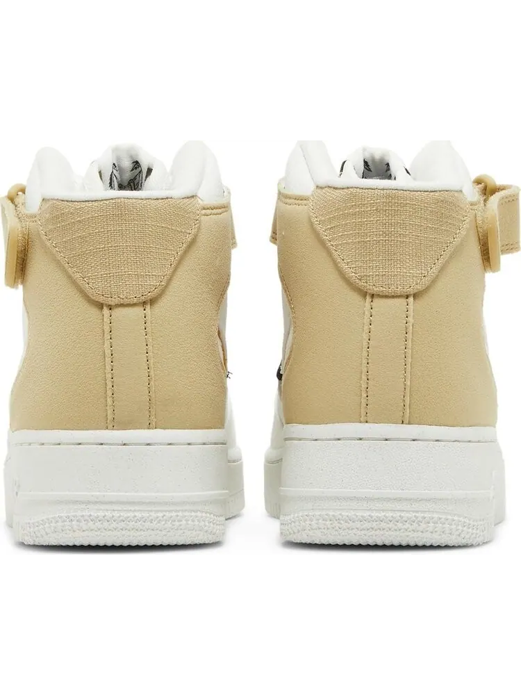 Кроссовки Nike Air Force 1 Mid '07 LV8 Next Nature 'Sun Club - White Shark's Fin' — изображение 6 из 8, белый
