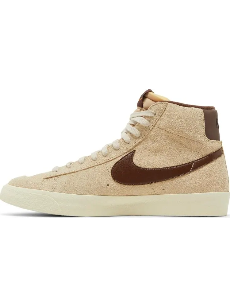 Кроссовки Nike Blazer Mid '77 Premium 'Rattan Light Chocolate' — изображение 3 из 8, коричневый