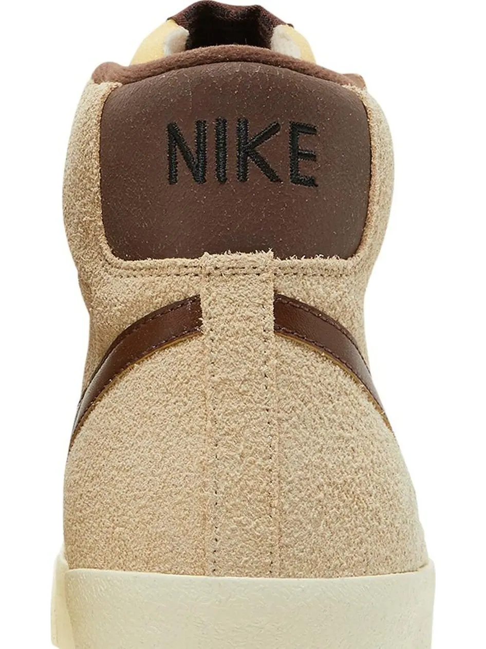 Кроссовки Nike Blazer Mid '77 Premium 'Rattan Light Chocolate' — изображение 7 из 8, коричневый