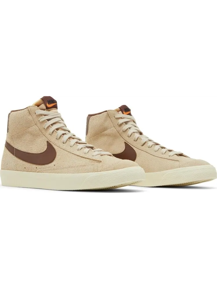 Кроссовки Nike Blazer Mid '77 Premium 'Rattan Light Chocolate' — изображение 8 из 8, коричневый