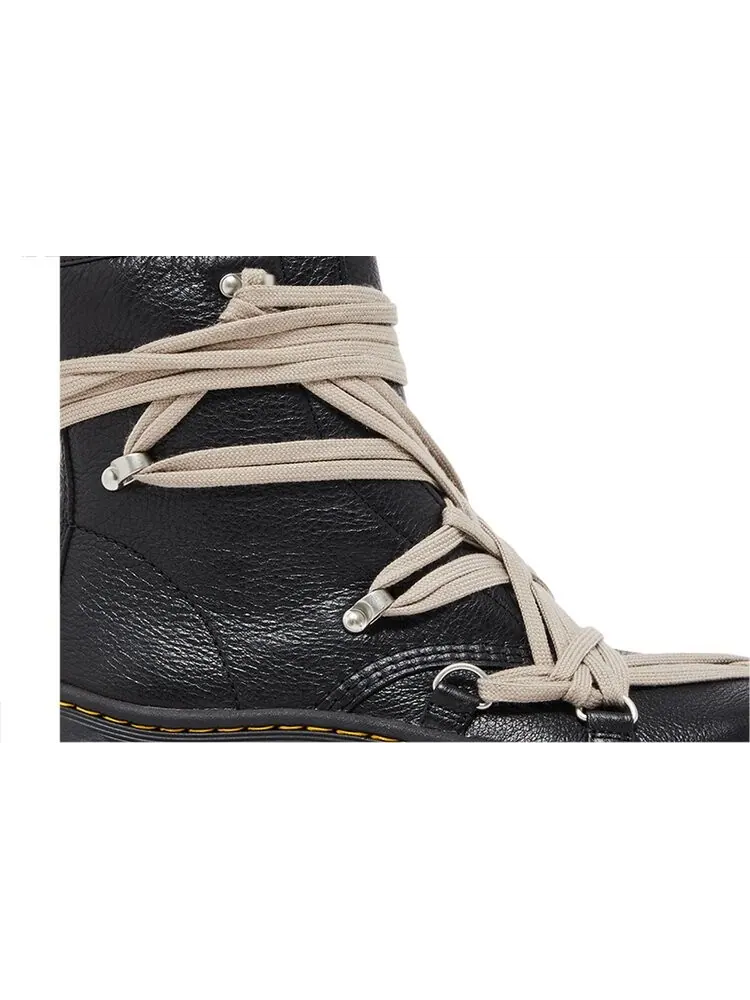 Кроссовки Dr. Martens x Rick Owens 1460 DMXL Megalace Boot — изображение 2 из 4, черный