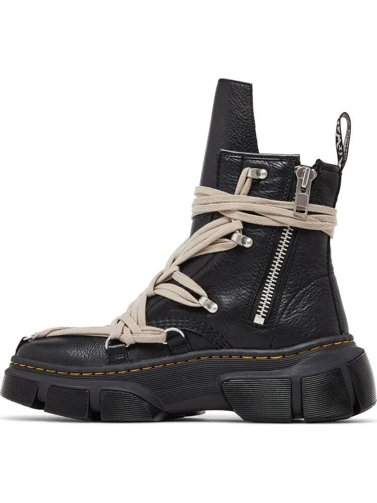 Кроссовки Dr. Martens x Rick Owens 1460 DMXL Megalace Boot — изображение 3 из 4, черный