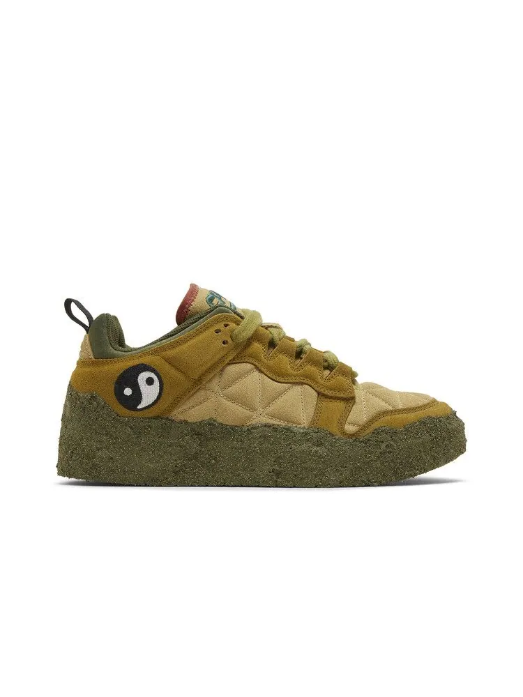 Кроссовки Nike Cactus Plant Flea Market x Dunk Low SP 'Tan Mossy Green' — изображение 2 из 9, желто-коричневый
