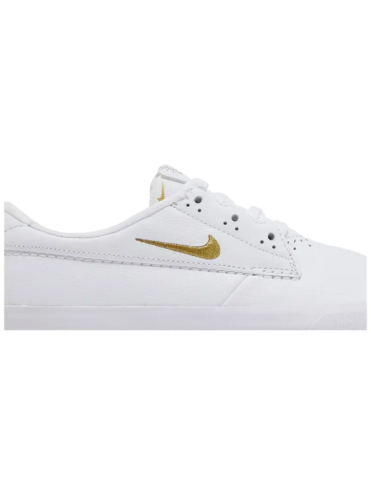 Кроссовки Nike Shane Premium SB 'White Metallic Gold' — изображение 2 из 8, белый