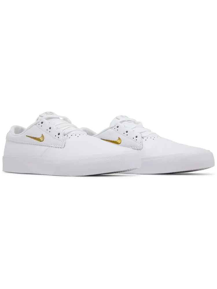 Кроссовки Nike Shane Premium SB 'White Metallic Gold' — изображение 8 из 8, белый