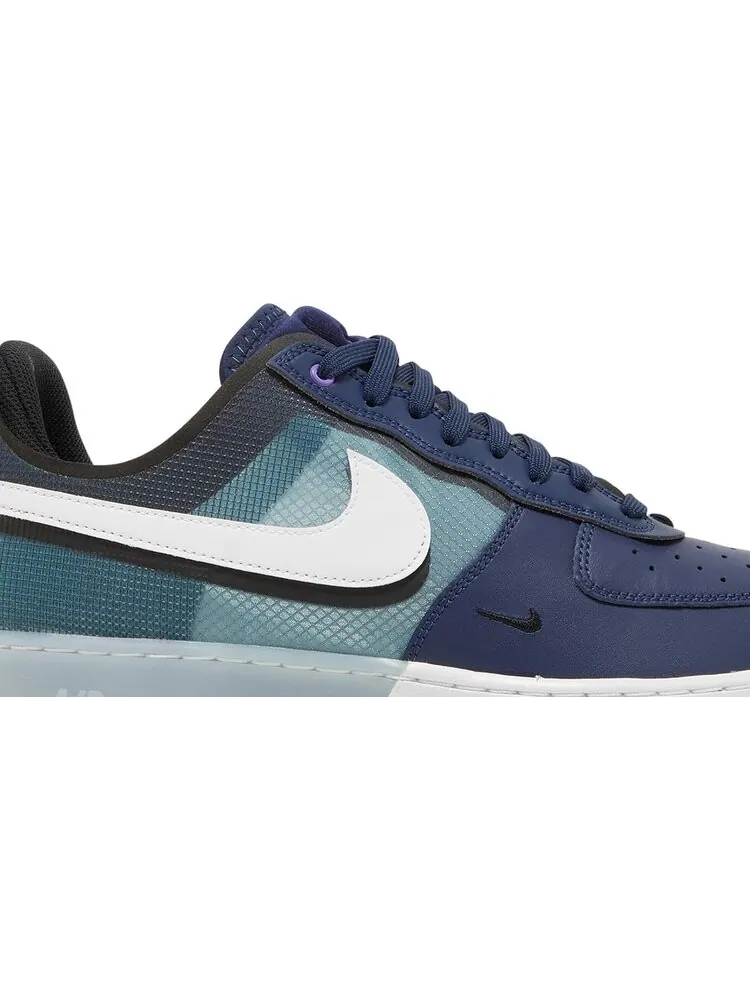 Кроссовки Nike Air Force 1 React 'Midnight Navy Teal' — изображение 2 из 8, синий