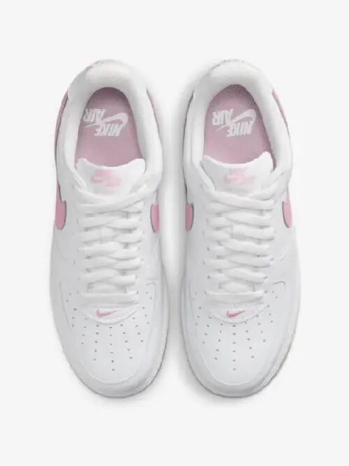Кроссовки Nike Air Force 1 Low Retro QS — изображение 3 из 6, белый/розовый