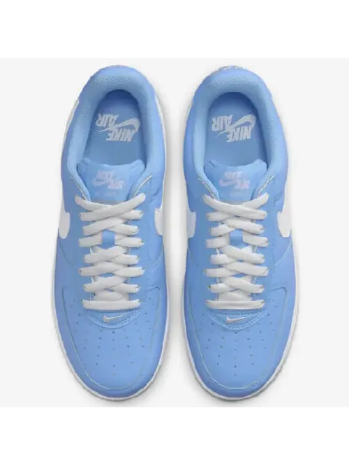 Кроссовки Nike Air Force 1 Low Retro QS — изображение 3 из 6, белый/голубой