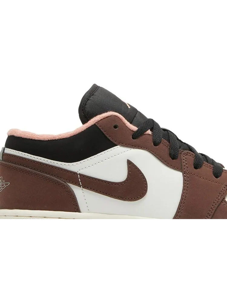 Кроссовки Air Jordan 1 Low SE GS Light Chocolate — изображение 2 из 8, коричневый