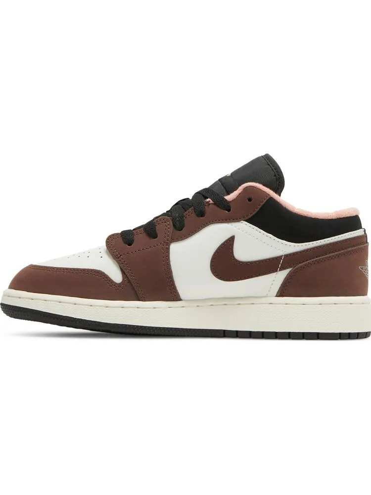 Кроссовки Air Jordan 1 Low SE GS Light Chocolate — изображение 3 из 8, коричневый