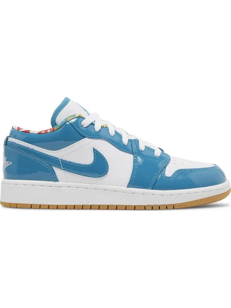 Кроссовки Air Jordan 1 Low SE GS Barcelona — изображение 1 из 8, белый