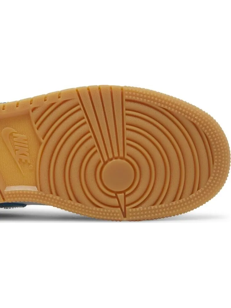 Кроссовки Air Jordan 1 Low SE GS Barcelona — изображение 5 из 8, белый
