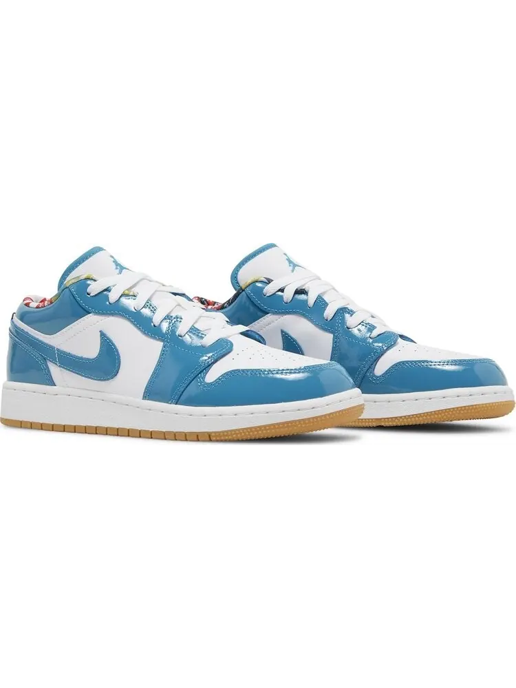 Кроссовки Air Jordan 1 Low SE GS Barcelona — изображение 8 из 8, белый