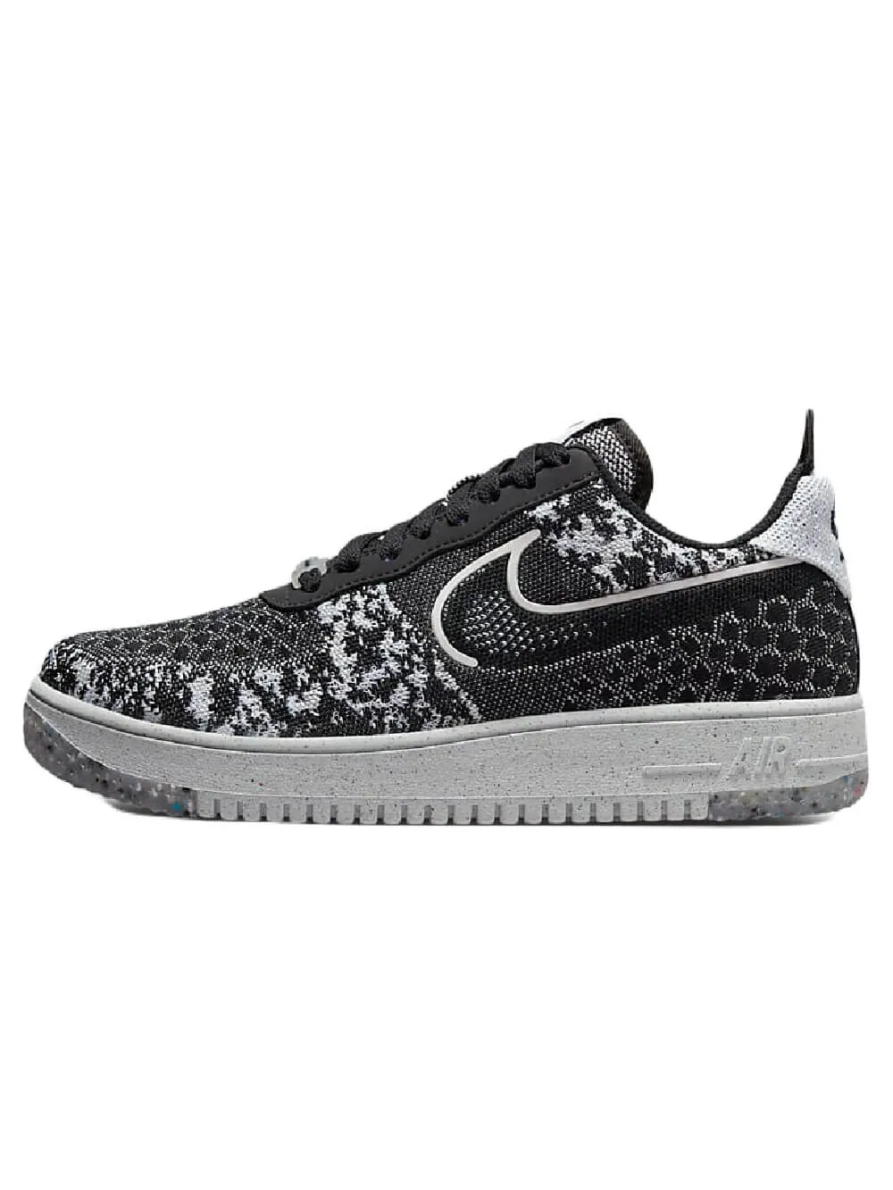 Кроссовки Nike Air Force 1 Crater Flyknit Next Nature — изображение 1 из 9, серый/черный