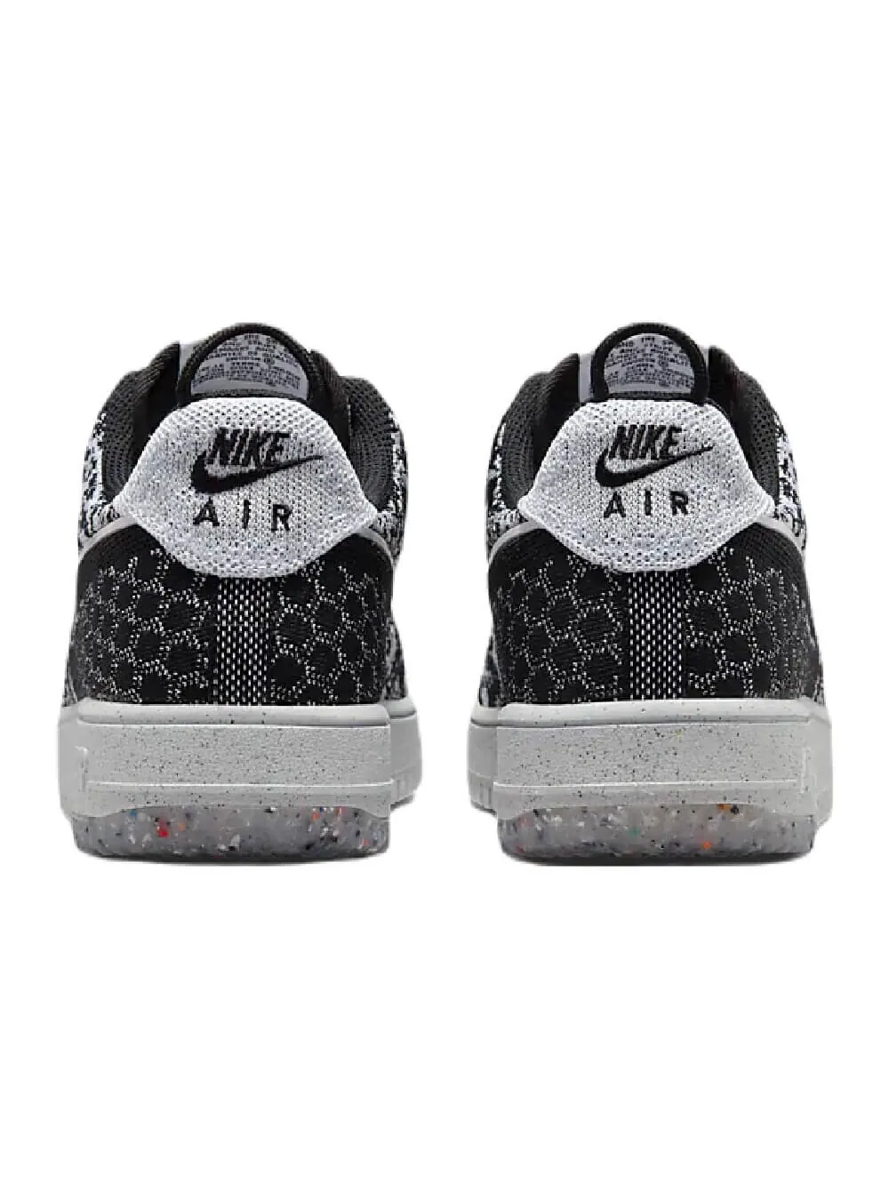 Кроссовки Nike Air Force 1 Crater Flyknit Next Nature — изображение 4 из 9, серый/черный