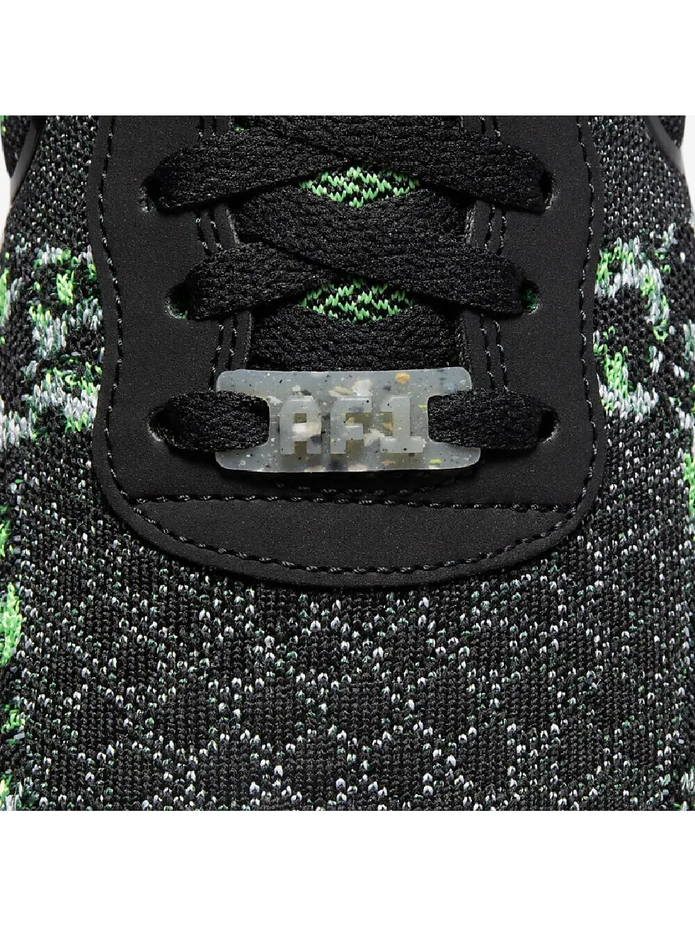 Кроссовки Nike Air Force 1 Crater Flyknit Next Nature — изображение 8 из 10, зеленый/черный