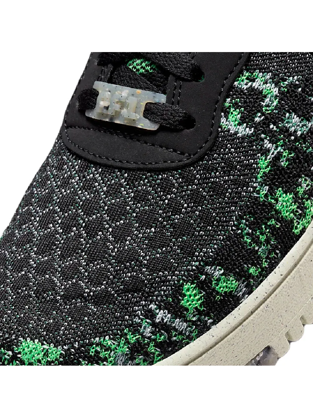 Кроссовки Nike Air Force 1 Crater Flyknit Next Nature — изображение 9 из 10, зеленый/черный