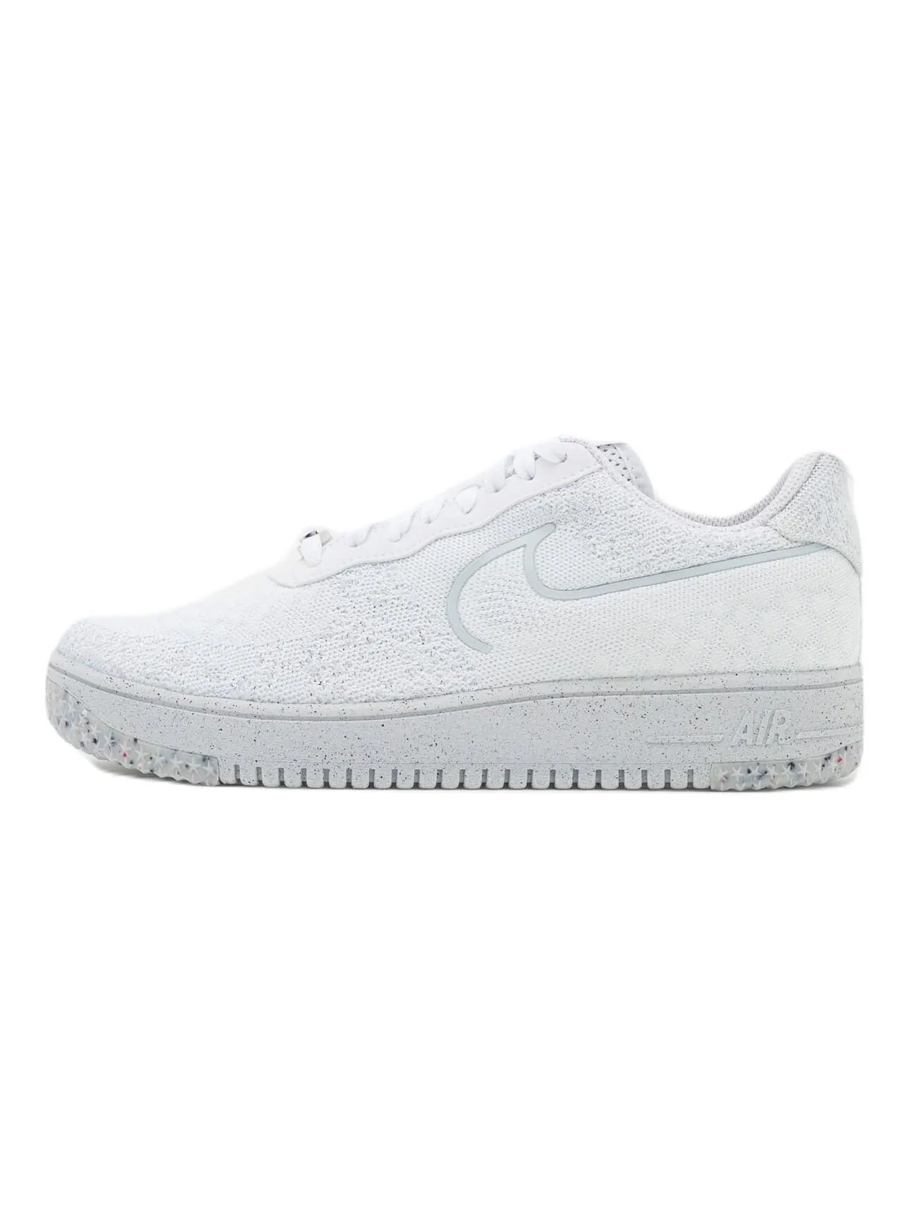 Кроссовки Nike Air Force 1 Crater Flyknit — изображение 1 из 4, белый/серый