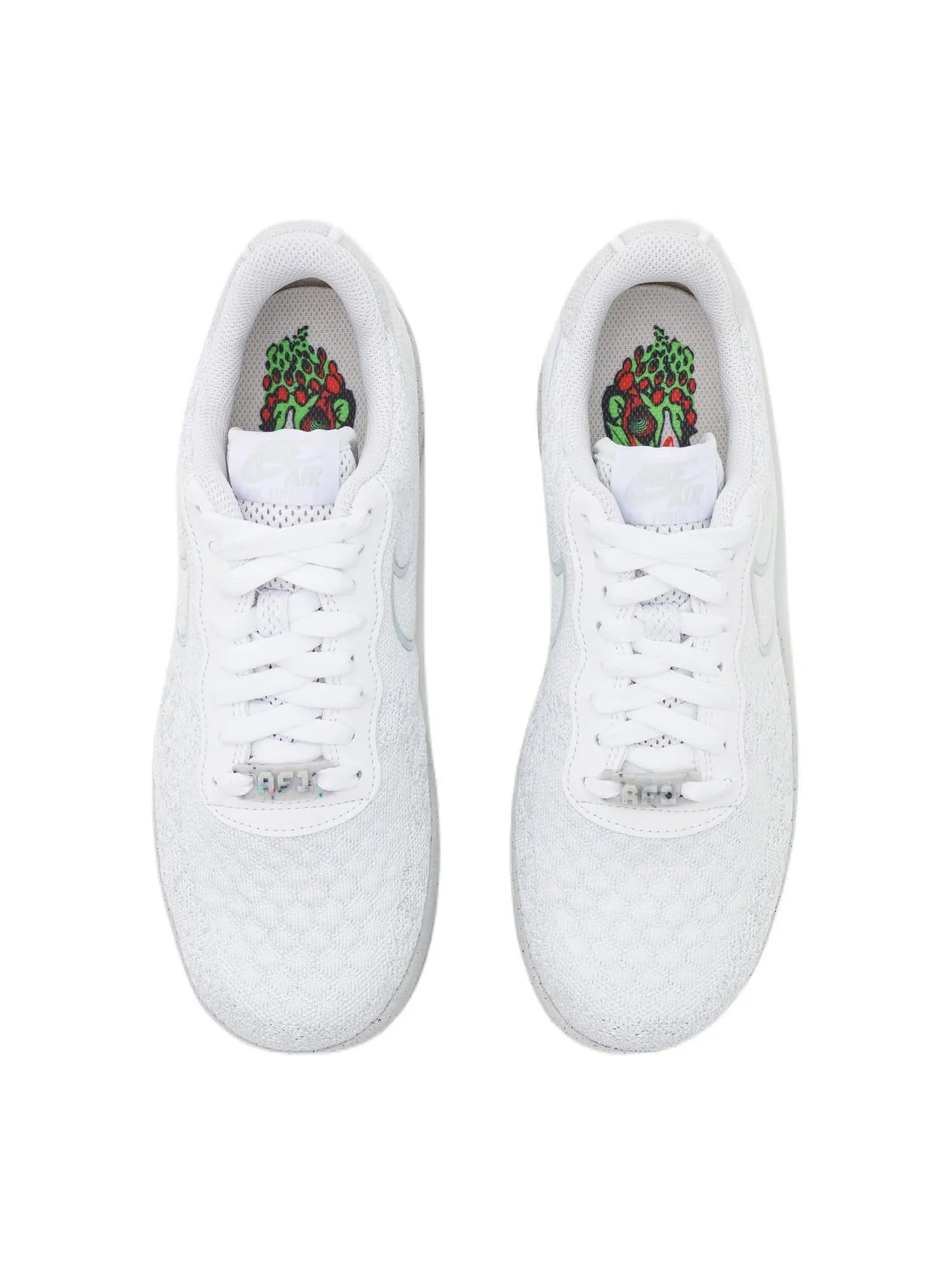 Кроссовки Nike Air Force 1 Crater Flyknit — изображение 4 из 4, белый/серый