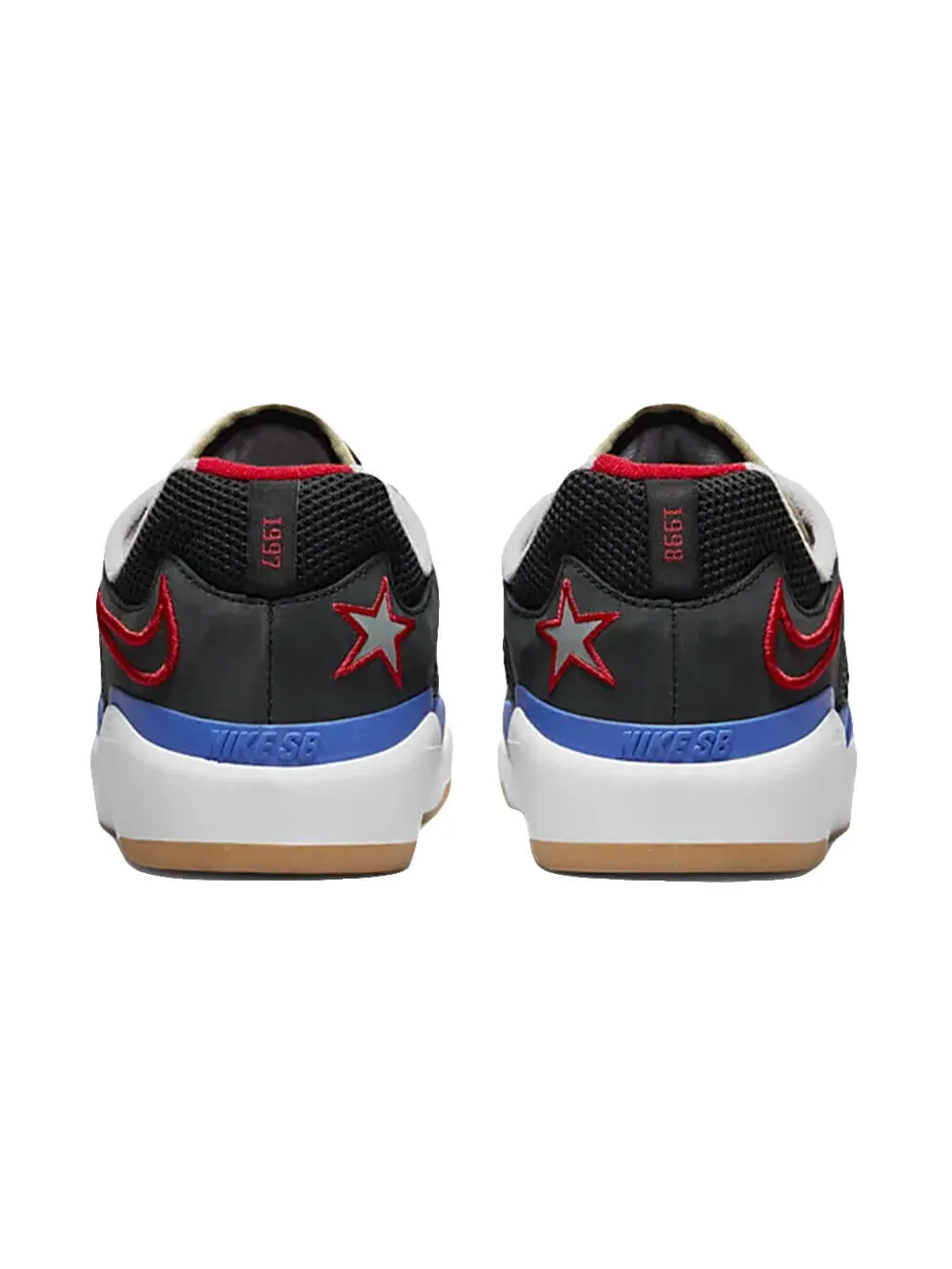 Скейтерские кеды Nike SB Ishod Wair Premium — изображение 3 из 6, черный/голубой