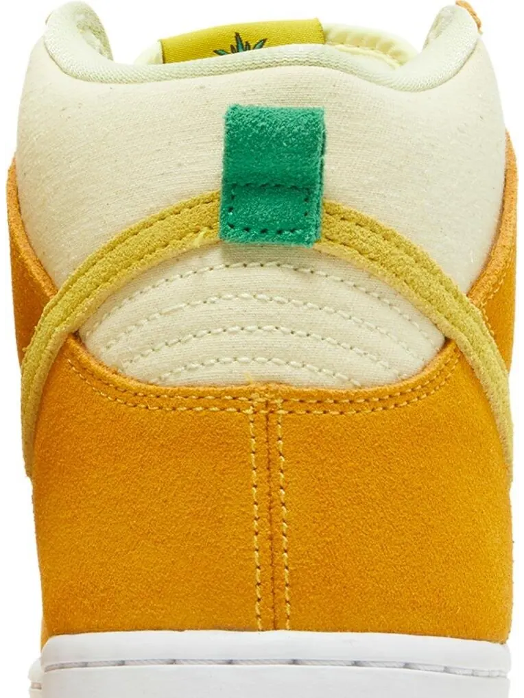 Кроссовки Nike Dunk High SB 'Fruity Pack - Pineapple' — изображение 7 из 8, желтый