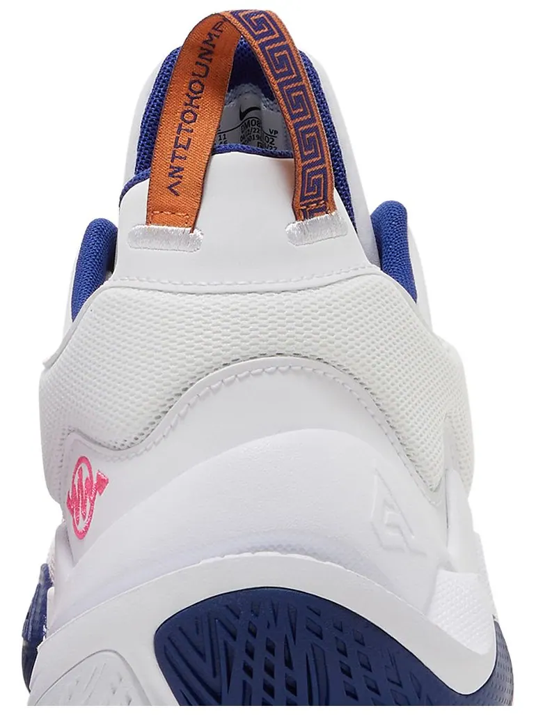 Кроссовки Nike Giannis Immortality 2 'White Deep Royal' — изображение 7 из 8, белый