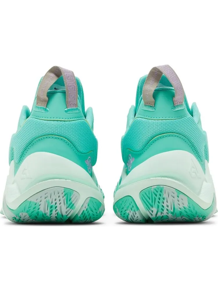 Кроссовки Nike Giannis Immortality 2 'Mint Purple' — изображение 6 из 8, зеленый