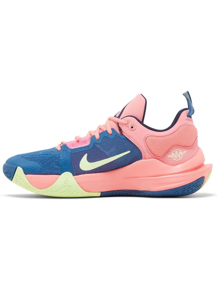 Кроссовки Nike Giannis Immortality 2 'Dark Marina Blue Laser Crimson' — изображение 3 из 8, синий