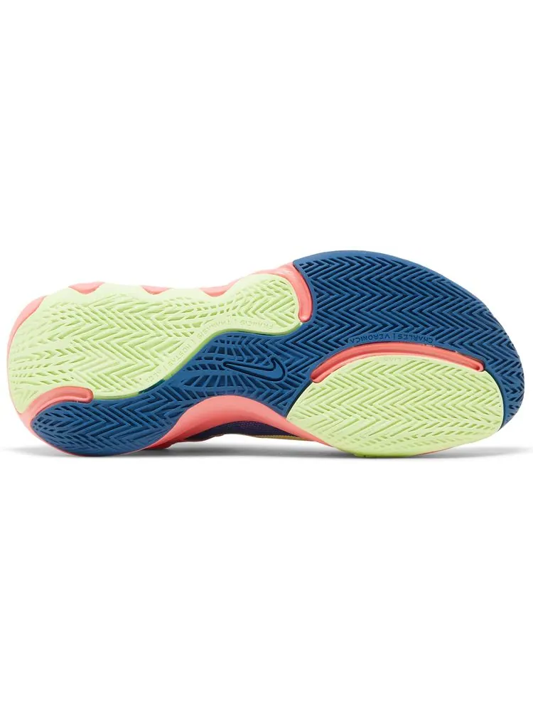 Кроссовки Nike Giannis Immortality 2 'Dark Marina Blue Laser Crimson' — изображение 4 из 8, синий