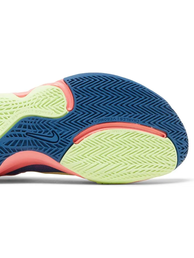 Кроссовки Nike Giannis Immortality 2 'Dark Marina Blue Laser Crimson' — изображение 5 из 8, синий