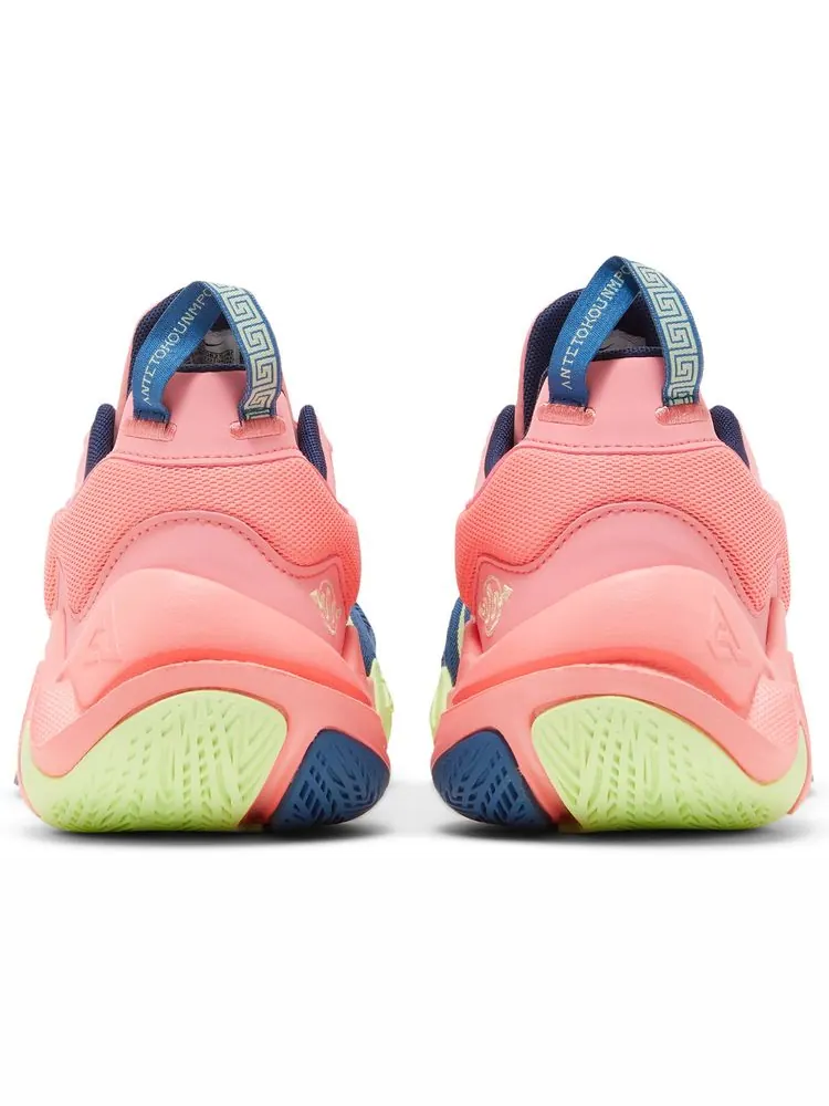 Кроссовки Nike Giannis Immortality 2 'Dark Marina Blue Laser Crimson' — изображение 6 из 8, синий