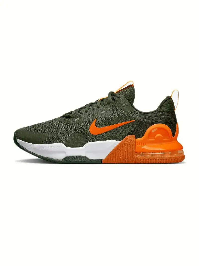 Кроссовки Nike Air Max Alpha 5 — изображение 1 из 7, зеленый/белый/оранжевый
