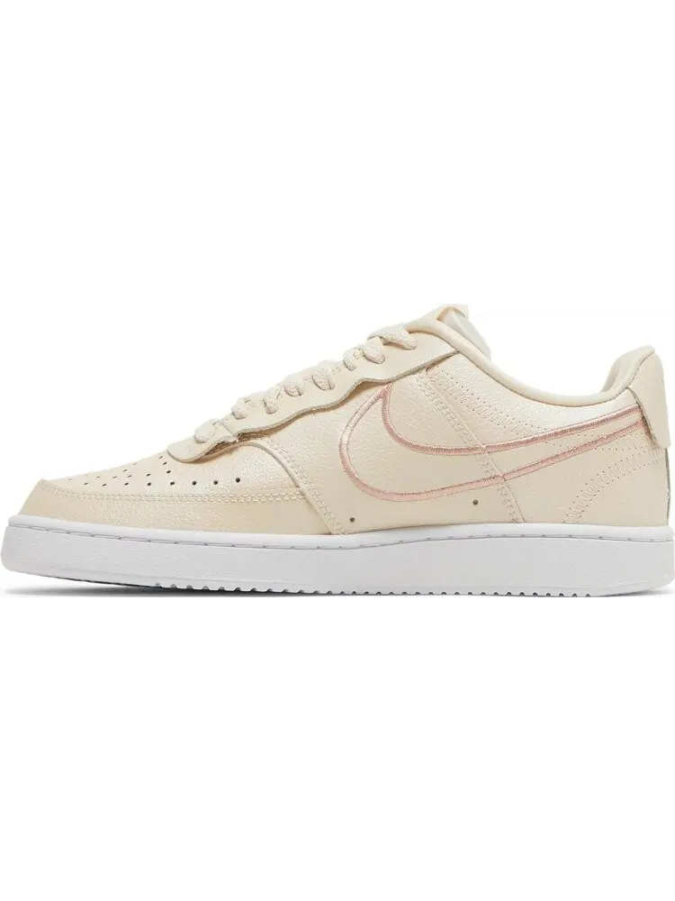 Кроссовки Nike Wmns Court Vision Low Premium 'Pearl White' — изображение 3 из 8, коричневый